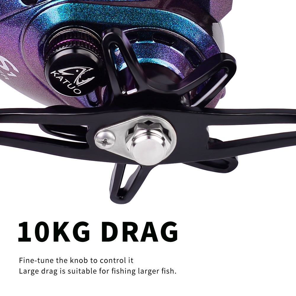 PROBEROS DW139 7.2:1 Colorful Metal Baitcasting Reel, Ultra-Light Fishing Reel PROBEROS DW139 7.2:1 Colorful Metal Baitcasting Reel, Ultra-Light Fishing Reel